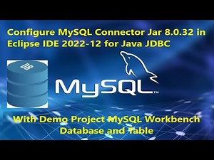Java and MySQL connection Eclipse IDE | JDBC Demo Project| Java JDBC #javajdbc #mysql