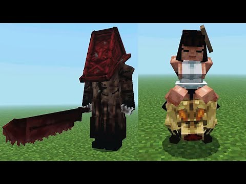JS Silent Hill addon in Minecraft PE Bedrock edition