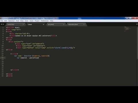 sumar en html