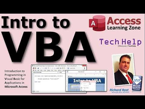 Introduction to Programming in Visual Basic for Applications (VBA) in Microsoft Access (Access VBA)