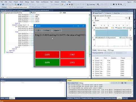 Quiz Application using VB.Net - Demo 1