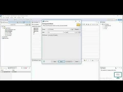2.How to create LDAP Server and add all the data(apache active directory)