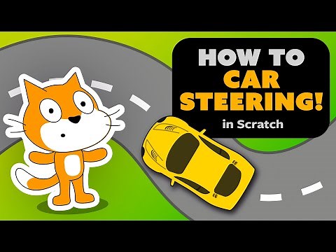 Simple Car Steering Simulation | Scratch Tutorial