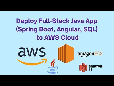 Deploy a Full-Stack Java App (Spring Boot, Angular, SQL) to AWS EC2, RDS, S3 | NEW