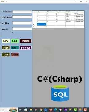 C# + SQL Server: Save & Show Data in DataGridView (Fast!) ⚡