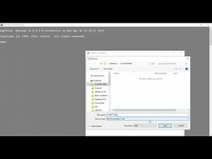create a script file sql for Oracle Sql command line