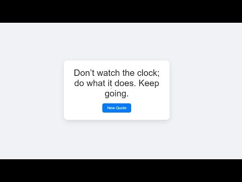 Random Quote Generator Card | HTML CSS JS Mini Project