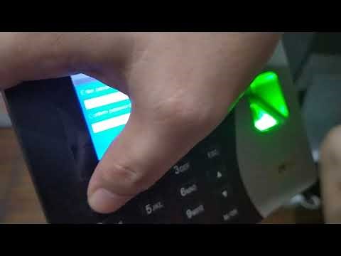 How to use ZKTeco Biometric Fingerprint Scanner Time Attendance