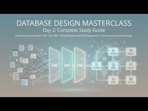 Database Design Masterclass - Complete Tutorial | Normalization, ER Diagrams & Best Practices