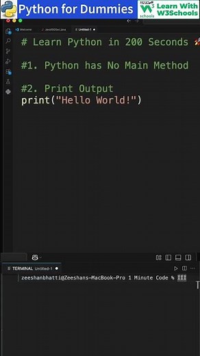 Python for Dummies: 2- How to Print output in Python #python #pythontutorial #pythonprogramming
