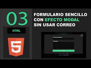 COMO HACER UN FORMULARIO DE CONTACTO SENCILLO 🖥️ EN HTML CSS Y JS-Portafolio web 2022 (Sección 3)