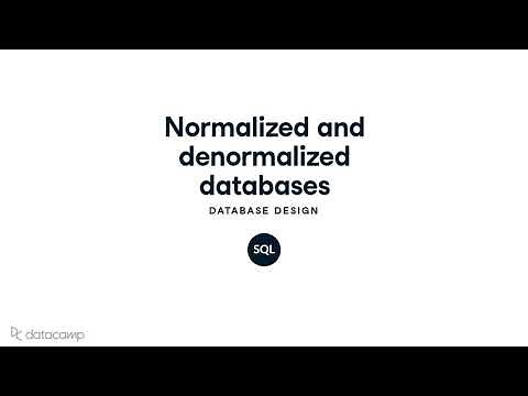 Normalized and Denormalized Databases | SQL