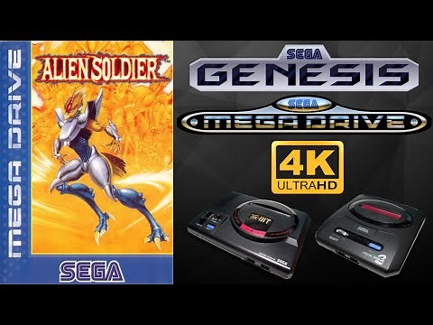 Alien Soldier [SEGA GENESIS / MEGA DRIVE] Gameplay Walkthrough FULL GAME [4K60ᶠᵖˢ🔴]
