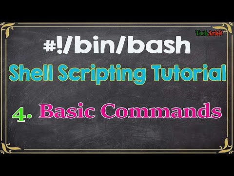 Shell Scripting Tutorial-4 Basic Commands touch, cat, ls, cd, date, cal and pwd | Tech Arkit