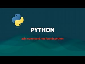 [Solved] zsh: python command not found error in Mac and Linux