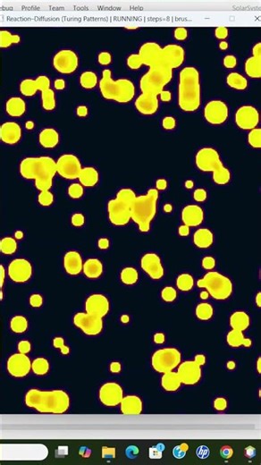 This Algorithm Creates Animal Skin Patterns | JavaFX #shorts