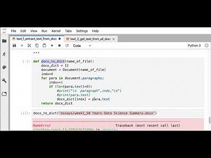 extract text from microsoft word document using Python