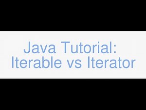Java Iterable vs Iterator tutorial and code