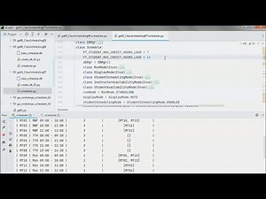 Class Scheduling + Python + Genetic Algorithm + Credit Hours (prototype project 07 - public version)