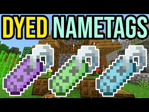 How To Get Coloured Name tags In Minecraft!