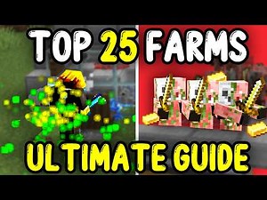TOP 25 BEST FARMS Minecraft Java 1.21+ (FULL TUTORIALS)