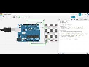Toggle LED with Push Button – Arduino Tinkercad Tutorial (No Talking)