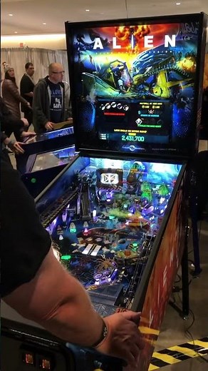 Alien Pinball Machine by Pinball Brothers- Pinball Expo 2023