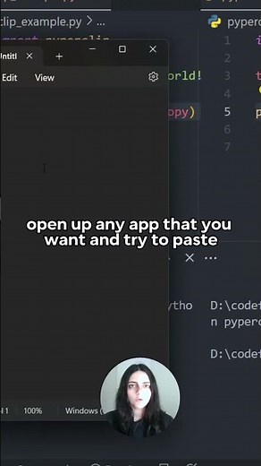 Python Clipboard Actions with Pyperclip #pythontutorial