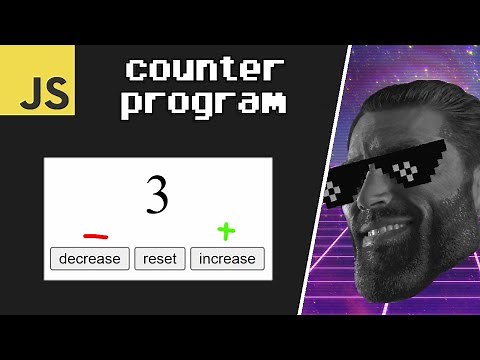 Counter program in JavaScript ↕️【3 minutes】