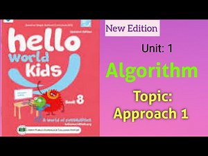 Pseudo code Approach 1 computer class 8th unit 3 Algorithm