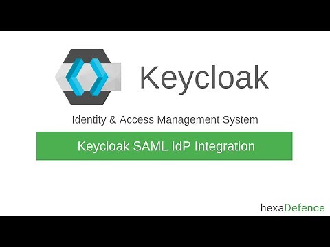 Keycloak SAML SSO (SP & IdP Integration)