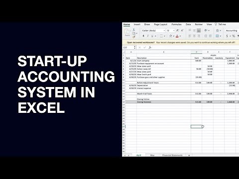 Simple Excel Accounting System