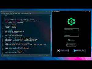 GUI Moderna en Python con Tkinter | App Inicio de sesión