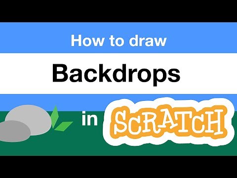 How to Draw Backdrops in Scratch | Tutorial