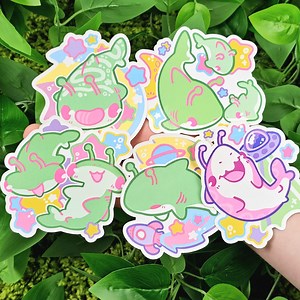 Alien Shark Stickers! - Etsy