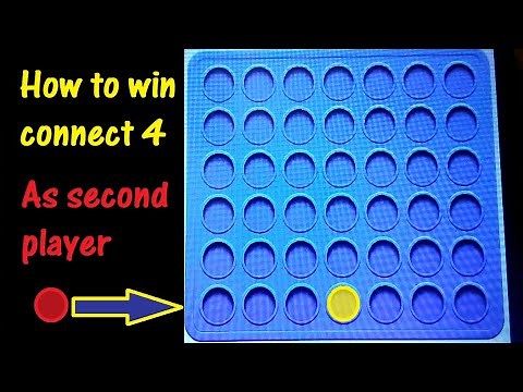 How to win connect 4 as second player