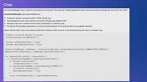 Check Internet Connection WIFI 4G is active on Android Programmatically