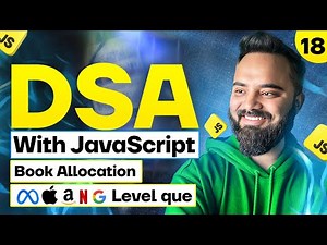 Book Allocation | DSA in JavaScript | MAANG level problem | Part 18
