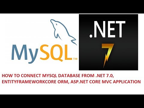 Learn How to Connect MySQL to a .NET 7 ASP.NET Core MVC Web App using Entity Framework Core