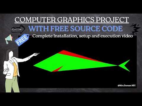 Fish | OpenGL Project | Computer Graphics Project | With Source Code and Sample Report