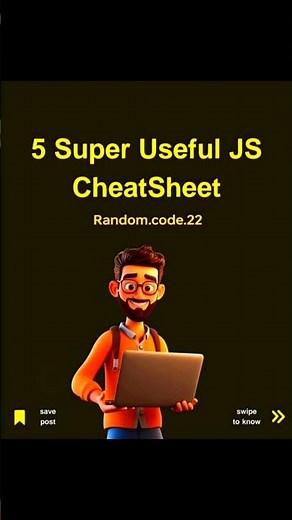 JavaScript Cheatsheet – Tips & Tricks | #javascript #programming