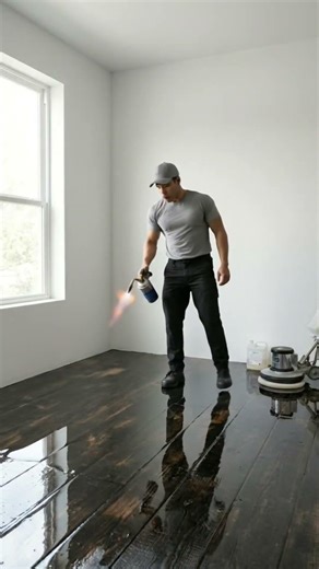 The living room wooden floor is absolutely stunning.