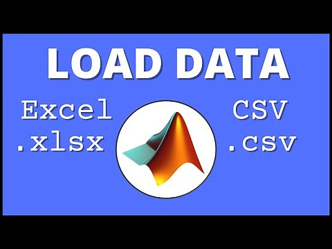 How to Import Excel and CSV Data into MATLAB | MATLAB Tutorial