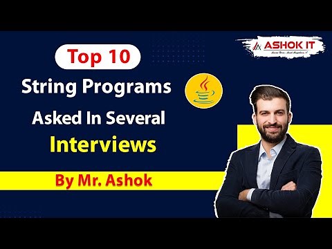 Top 10 String Interview Questions On Logical Programs - Explained Coding