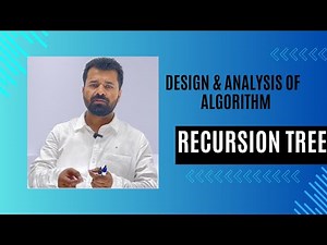 Lec 9 |Recursion Tree Method |Recurrence Relations |Algorithm Analysis |ADA |Algorithm ‪@fistsAcademy‬
