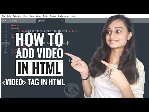How to Insert video in HTML || HTML Tutorial || Code With Neha