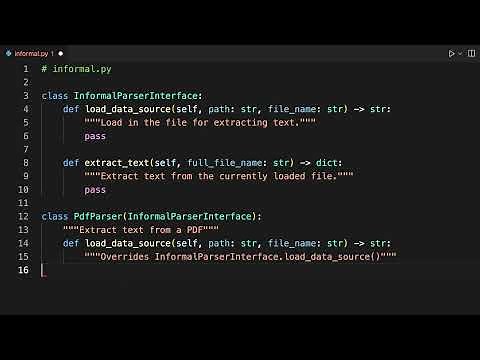 Python Interfaces - Understanding Informal Interfaces