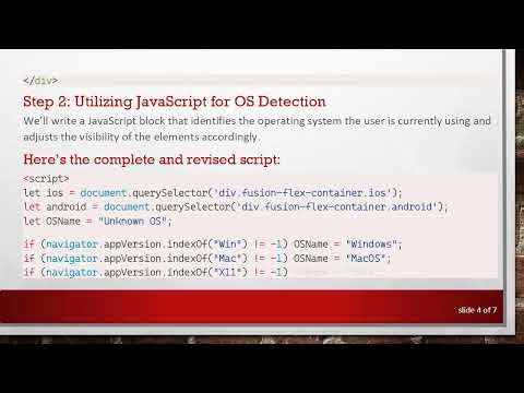 How to Hide Elements on Android and Show on iOS using JavaScript
