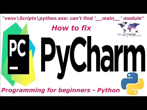HOW TO FIX THIS ERROR - "venv\\Scripts\\python.exe: can't find '__main__' module" | 2021 | Simple way