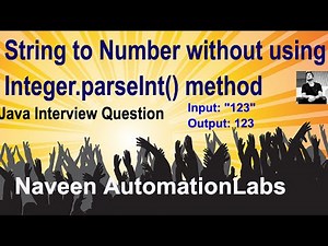 String to Number without using Integer.parseInt() method